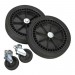 Sealey Wheel Kit for Fixed Compressors - 2 Castors & 2 Fixed Wheels
