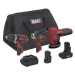 Sealey SV12 Series 3 x 12V Cordless Power Tool Combo Kit