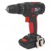 Sealey Cordless Lithium-ion 10mm Hammer Drill/Driver 18V 1.5Ah 2-Speed - Fast Charger