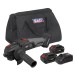 Sealey Brushless Angle Grinder Kit 20V - 2 Batteries
