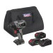 Sealey Brushless Impact Driver Kit 1/4\" Hex 20V - 2 Batteries