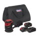 Sealey Cordless Orbital Palm Sander Kit 125mm 20V - 2 Batteries