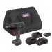 Sealey Impact Wrench Kit 1/2\" Sq Drive 700Nm 20V - 2 Batteries