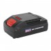 Sealey Cordless Power Tool Battery 18V 1.3Ah Lithium-ion for CP2518L