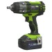 Sealey Cordless Impact Wrench 18V 3Ah Li-ion 1/2\"Sq Drive Hi-Vis
