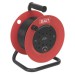 Sealey Cable Reel 25mtr 3 x 230V Heavy-Duty Thermal Trip