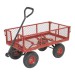Sealey Platform Truck with Sides Pneumatic Tyres 200kg Capacity