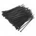 Sealey Cable Ties 100 x 2.5mm Black Pack of 200