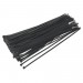 Sealey Cable Ties 300 x 4.8mm Black Pack of 100