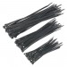 Sealey Cable Ties Assorted Black Pack of 75