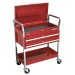 Sealey Trolley 2-Level Extra Heavy-Duty with Lockable Top & 2 Drawers