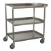 Sealey Workshop Trolley 3-Level Stainless Steel