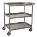 Sealey Workshop Trolley 3-Level Stainless Steel