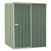 Sealey Dellonda Galvanised Steel Metal Garden/Outdoor/Storage Shed, 5FT x 5FT, Pent Style Roof  Green - DG114