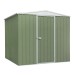Sealey Dellonda Galvanised Steel Metal Garden/Outdoor/Storage Shed, 7.5FT x 7.5FT, Apex Style Roof - Green - DG115
