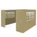 Sealey Dellonda Premium Side Walls/Doors/Windows for Gazebo/Marquee, Fits 2 x 2m Models - Beige