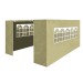 Sealey Dellonda Premium Side Walls/Doors/Windows for Gazebo/Marquee, Fits 3 x 4.5m Models - Beige