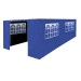 Sealey Dellonda Premium Side Walls/Doors/Windows for Gazebo/Marquee, Fits 3 x 6m Models - Blue