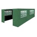 Sealey Dellonda Premium Side Walls/Doors/Windows for Gazebo/Marquee, Fits 3 x 6m Models - Dark Green