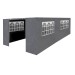 Sealey Dellonda Premium Side Walls/Doors/Windows for Gazebo/Marquee, Fits 3 x 6m Models - Grey