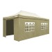 Sealey Dellonda Premium 3x6m Pop-Up Gazebo & Side Walls, PVC Coated, Water Resistant Fabric with Carry Bag, Rope, Stakes