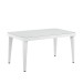 Sealey Dellonda Outdoor Dining Table Weather Resistant Body Glass Table 90x150cm