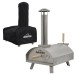 Sealey Dellonda Portable Wood-Fired Pizza Oven and Smoking Oven, Stainless Steel, Supplied with Weatherproof Cover/Carry
