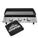 Sealey Dellonda 3 Burner Portable Gas Plancha 7.5kW BBQ Griddle, Supplied with PVC Cover, Stainless Steel