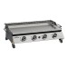 Sealey Dellonda 4 Burner Stainless Steel Portable Gas Plancha with Warming Rack 10kW