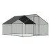 Sealey Dellonda 3 x 4 x 2m Walk-In Chicken Run, Galvanized Steel, Roof Cover, PVC Coated Chicken Wire