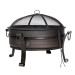 Sealey Dellonda 30\" Deluxe 2-in-1 Outdoor Fire Pit & Coffee Table Antique Bronze Effect