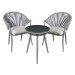 Sealey Dellonda Echo 3 Piece Aluminium Balcony Set with Tempered Glass Top - DG58