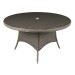 Sealey Dellonda Chester Rattan Wicker Outdoor Dining Table with Tempered Glass Top