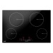 Sealey Baridi 77cm Built-In Induction Hob with 4 Cooking Zones, 7200W, Boost Function, 9 Power Levels, Touch Control & T