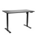 Sealey Dellonda Black Electric Height Adjustable Standing Desk with Memory, Quiet, 1400x700mm