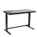 Sealey Dellonda Black Electric Adjustable Standing Desk with USB & Drawer, 1200 x 600mm