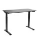 Sealey Dellonda Black Electric Adjustable Office Standing Desk, Quiet & Fast 1200x600mm