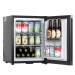 Sealey Baridi 35L Ultra Quiet Drinks & Wine Mini Cooler Fridge with LED Light, Black