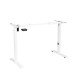 Sealey Dellonda Electric Adjustable Standing Desk Frame, 70kg Capacity, White, Quiet