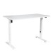 Sealey Dellonda Single Motor Height-Adjustable Electric Sit & Stand Desk with White Desktop & Frame