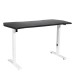 Sealey Dellonda Single Motor Height-Adjustable Electric Sit & Stand Gaming Desk with Carbon Fibre Desktop & White Frame