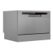 Sealey Baridi Compact Tabletop Dishwasher 6 Place Settings, 6 Programmes, Low Noise, 6.5L Cycle, Start Delay - Silver