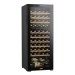 Sealey Baridi 55 Bottle Dual Zone Wine Cooler, Fridge with Digital Touchscreen Controls, Wooden Shelves & LED Light, Bla
