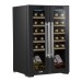 Sealey Baridi 24 Bottle Dual Zone Wine Cooler, Fridge, Touch Screen, LED Light Black and Mirror Glass Door