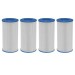 Sealey Dellonda Swimming Pool Filter Cartridge, Use for DL22, Pack of 4
