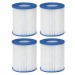 Sealey Dellonda Swimming Pool Filter Cartridge, Use for DL18 & DL21, Pack of 4