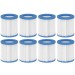 Sealey Dellonda Swimming Pool Filter Cartridge, Use for DL18 & DL21, Pack of 8 - DL122