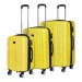Sealey Dellonda 3-Piece ABS Luggage Set with Integrated TSA Approved Combination Lock - Yellow - DL124