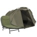 Sealey Dellonda Fishing Bivvy Carp Tent 1-Man Waterproof & UV Protection Pre-Threaded Poles & Fishing Bedchair