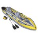 Sealey Dellonda Inflatable Two Person Kayak/Canoe Set with Pump, Carry Bag & 2 x Oars - Blue/Yellow/White